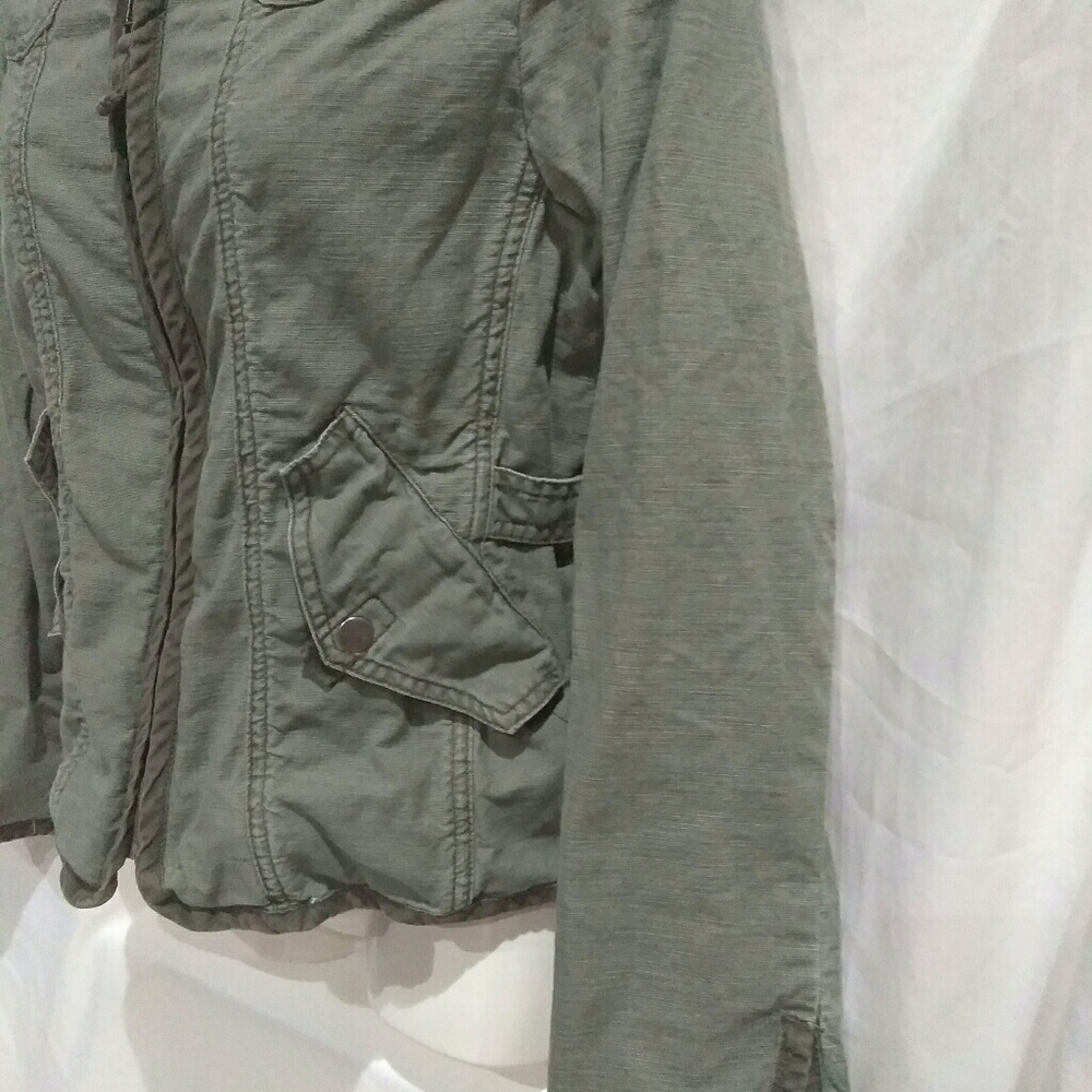 Anthropologie Crocheted Military Jacket DOL - Picture 5 of 7